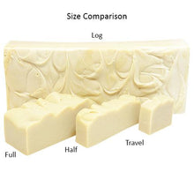 Load image into Gallery viewer, Half Bar - Olive Oil Chamomile Goat Milk Soap
