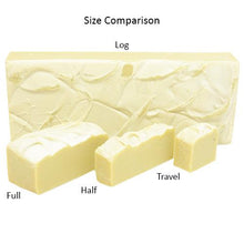 Load image into Gallery viewer, Half Bar - Cool Citrus Basil Goat Milk Soap
