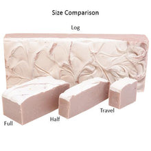 Load image into Gallery viewer, Half Bar - Lilac Goat Milk Soap
